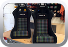 Custom racing seats tartan fabric - Car Interior
