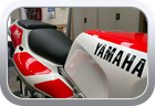 Yamaha TZR 250 1990 - seat adjustments